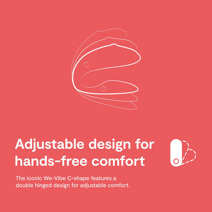 We-Vibe Chorus Vibrating Sex Toys for Couples | Remote Control Vibrator | Wearable App Controlled Adult Toys for Women | G Spot, Clit & Penis Sexual Stimulation Device | Clitoral Couples Gift |Purple