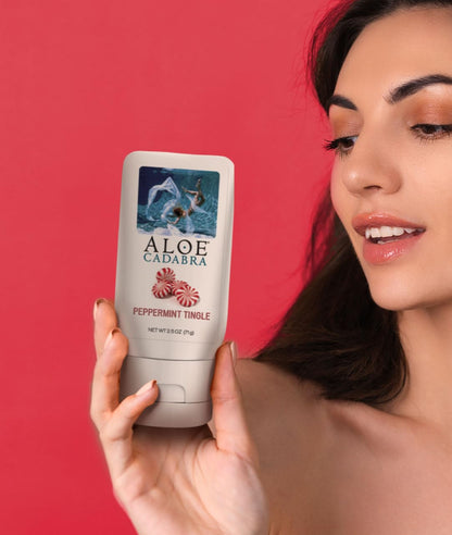 Aloe Cadabra Natural Water Based Personal Lubricant and Vaginal Moisturizer, Organic Aloe Lube for Men, Women and Couples, Non-Staining, pH Balanced (Unscented 2.5 Ounces, 1 Pack)