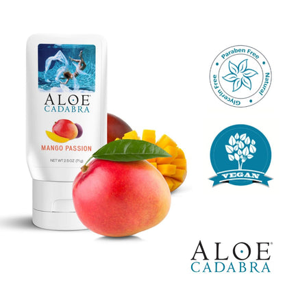 Aloe Cadabra Natural Water Based Personal Lubricant and Vaginal Moisturizer, Organic Aloe Lube for Men, Women and Couples, Non-Staining, pH Balanced (Unscented 2.5 Ounces, 1 Pack)