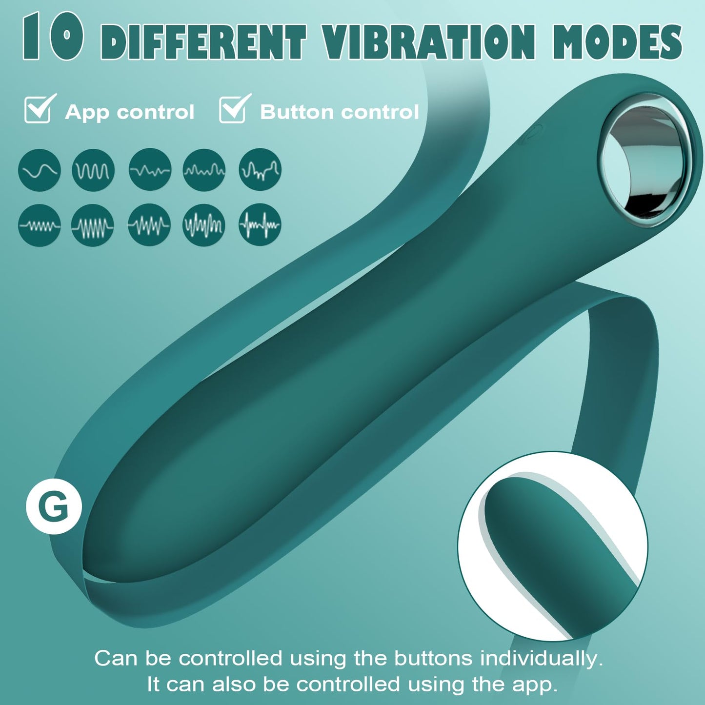 G Spot Bullet Vibrators for Women, Tuitionua Rose Vibrator with 10 Vibrations, Silicone Dildo Clitoris Vagina Anal Vibrating Machine, Adult Female Sex Toys(Purple)