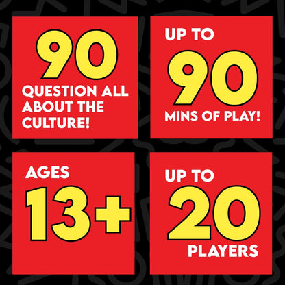 Urban Trivia Game 2nd Edition - Black Card Game for The Culture! Fun Trivia on Black TV, Movies, Music, Sports, & Growing Up Black! Great Trivia for Adult Game Nights and Family Gatherings