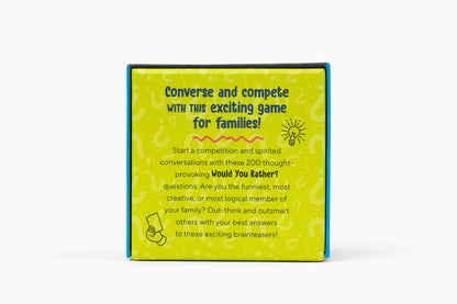 Would You Rather? Family Card Game: Fun Questions, Hilarious Answers, Lively Conversations!