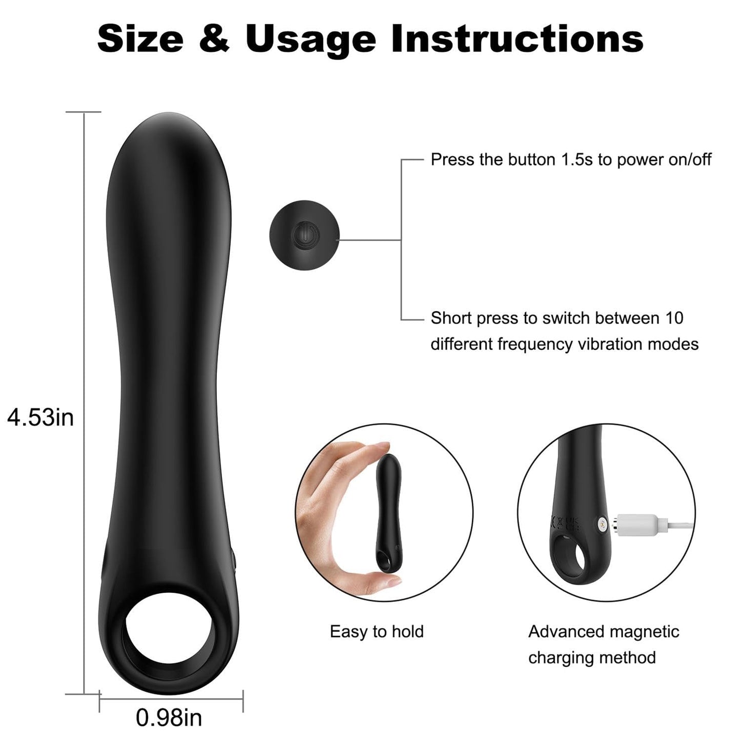 Women Sex Toys - Female Sex Toys with 10 Vibration Modes, Mini Vibrator Bullet with Lipstick Shape for G Spot Clitoral Stimulation, Discreet & Portable for Travel, Adult Sex Toys & Games(Green)