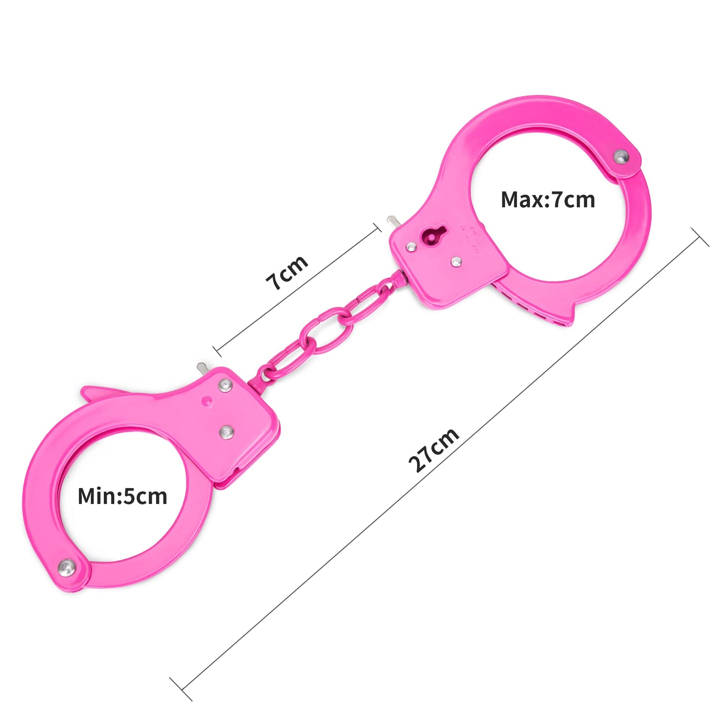 Metal Play Handcuffs, Hand Cuffs Police, Toy Handcuffs for Kids