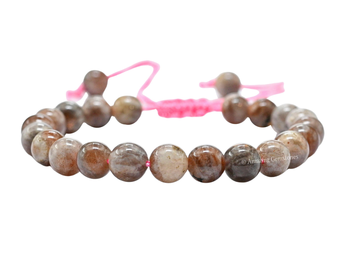 Copper Hematite Bracelet for Women Men's Gifts - Protection Healing Crystal Bracelet - 8mm Gemstone Beaded Adjustable Bracelet Pulseras Para Hombres Mujer Stocking Stuffers