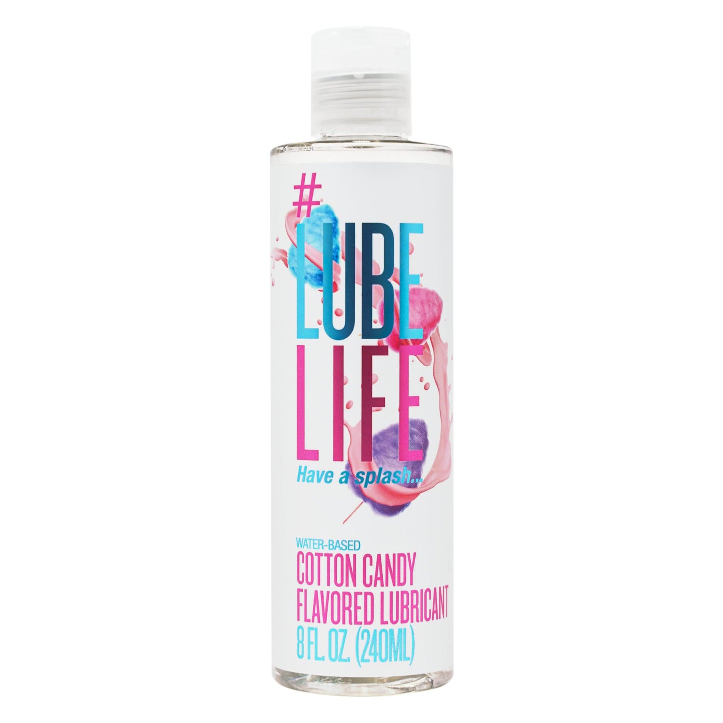 Lube Life Water-Based Strawberry Flavored Lubricant, Personal Lube for Men, Women and Couples, Made Without Added Sugar, 8 Fl Oz