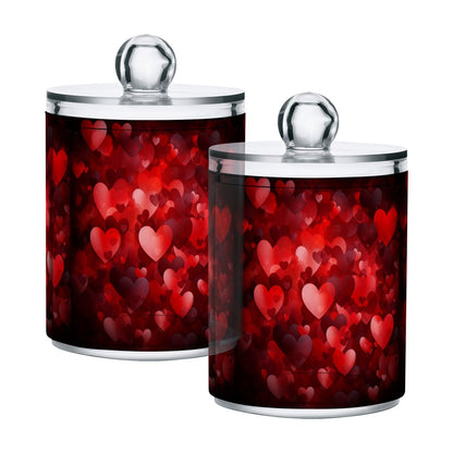 Halloween Skull 2PC Airtight Transparent Plastic Storage Jar, Food Storage Container Glass, Can Store Candy, Salt, Coffee Beans, With lid, Easy To Use