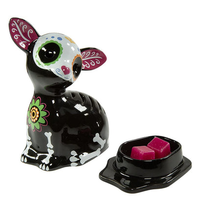 Scentsationals Day of The Dead Collection - Scented Wax Cube Warmer - Wax Fragrance Melter - Skull Wickless Electronic Home Air Freshener Gift (Dia de Los Muertos)