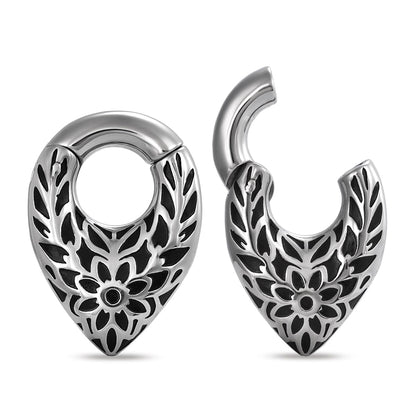1 Pair 2g Ear Weights For Stretched Ears Plug Gauge Ear Hanger Heavy Water Drop Shape 6mm Dangle Earrings Women Body Piercing Jewelry