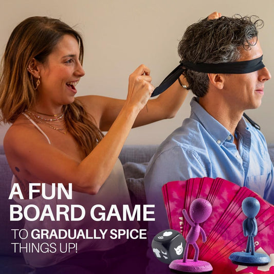 Why Don't We - Why Not? Fun and Romantic Board Game for Couples - 170 Cards with Conversations Dares and More for 2 Players