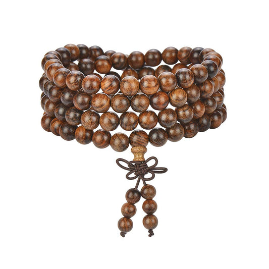 Mala Beads Bracelet 108 8mm Prayer Meditation Sandalwood Elastic…