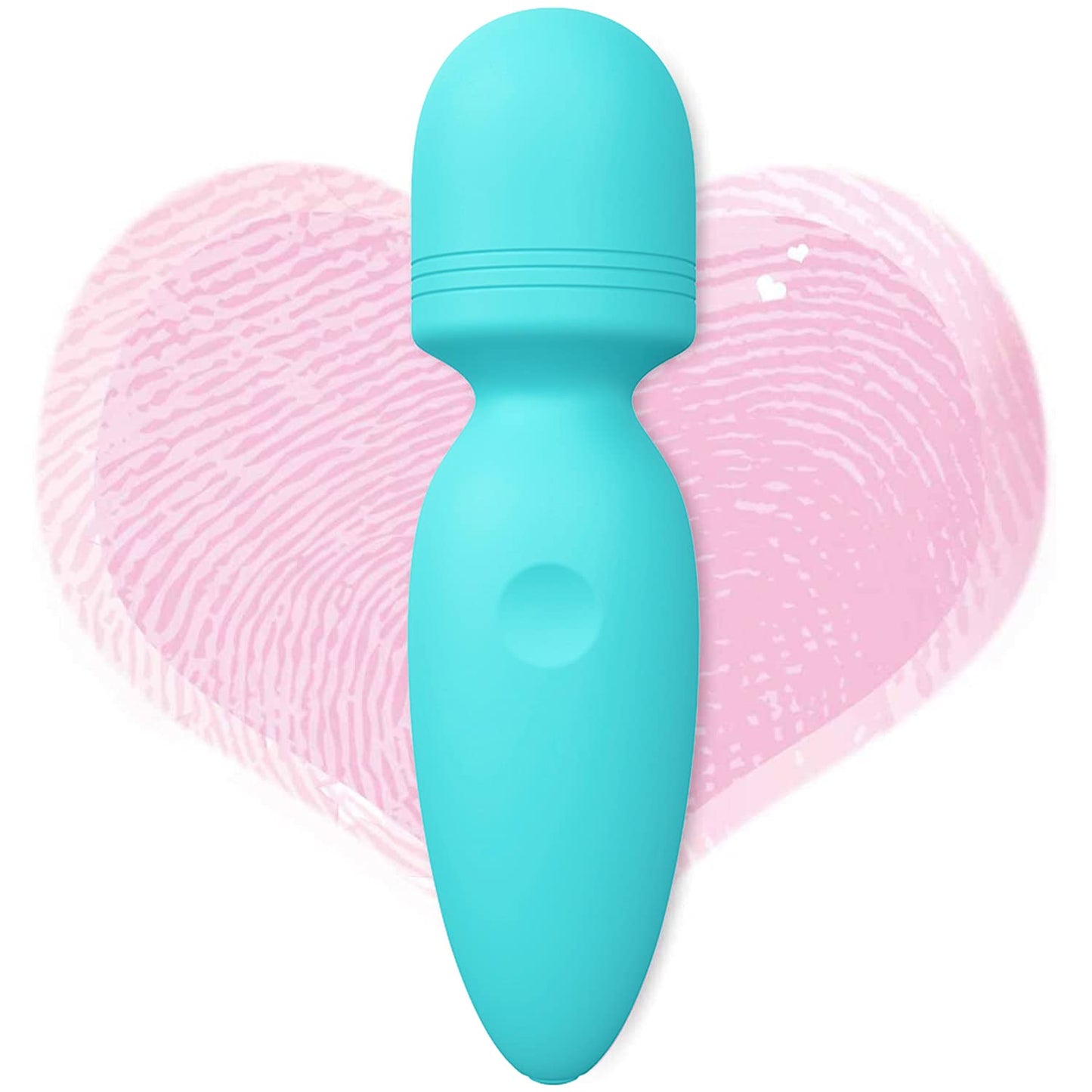 Mini Massager,Small Cordless Handheld Massager with 10 Quiet Vibration Modes, Personal Handheld Rechargeable Massager for Neck Shoulder Back Body [4.35 * 1.18 inches]