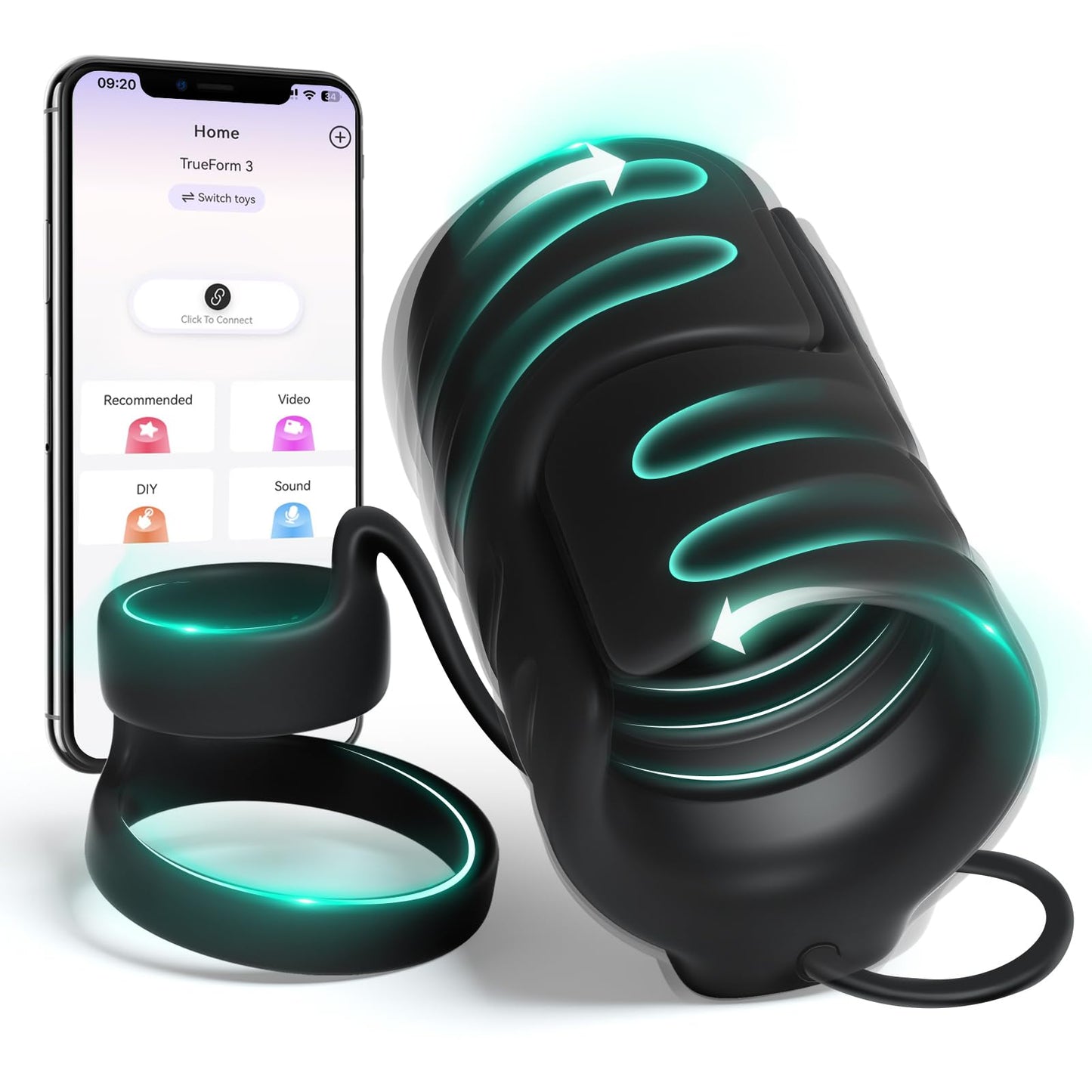 Male Sex Toys for Men - Male Masturbator Penis Training Vibrator with APP Control, Vibrating Sex Toy Strokers Glans Trainer Stimulator, Mens Sex Machine Masturbators Adult Sex Toys & Games