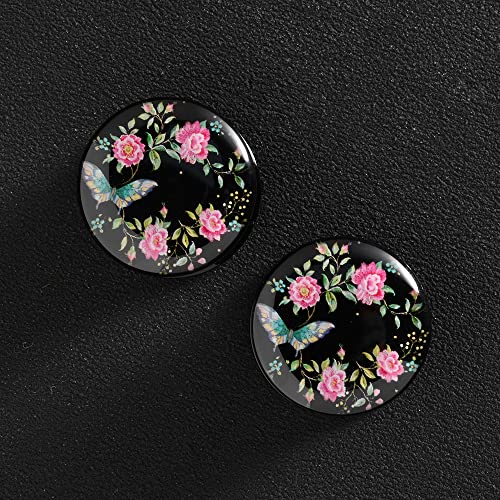 1 Pair Acrylic Solid Screw On Ear Plugs Tunnels Jesus Christ Epoxy Allergy Free 2g - 1 Inch Stretcher Art Color Portrait Drawing For Women For Men Body Piercing Jewelry
