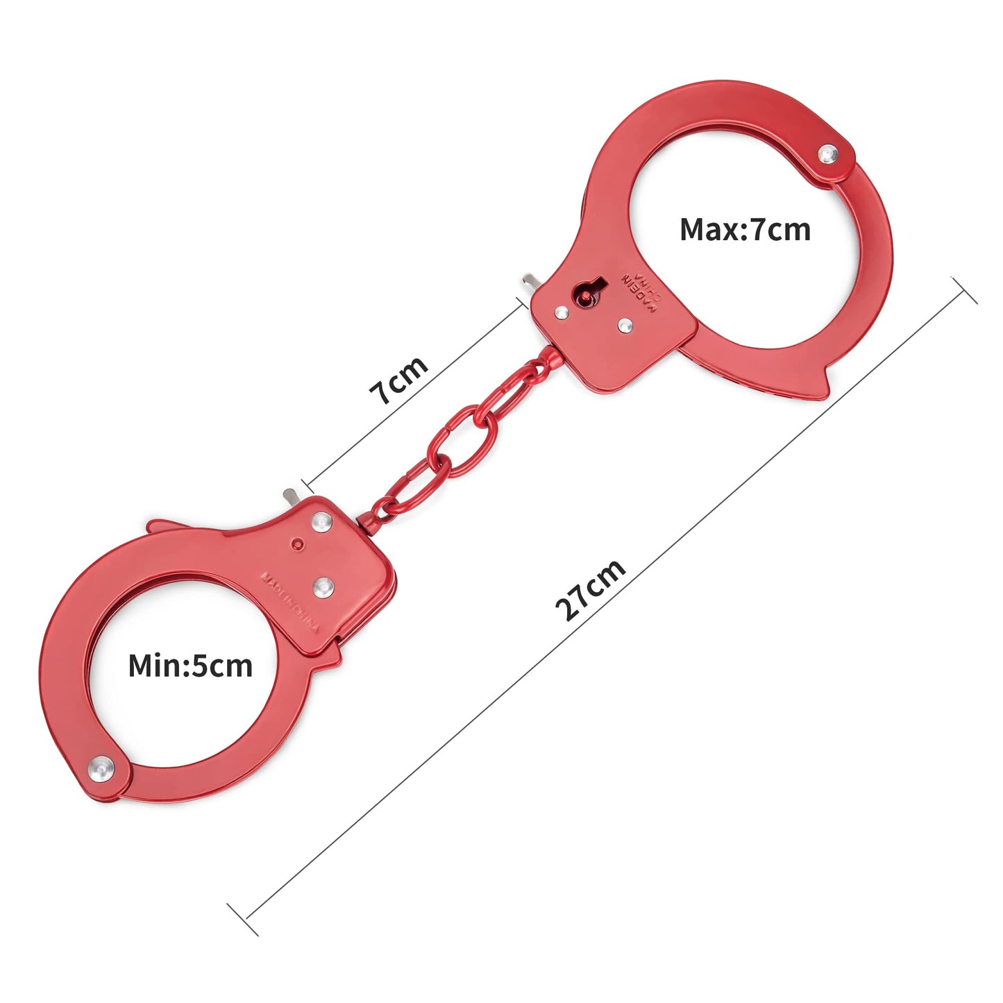 Metal Play Handcuffs, Hand Cuffs Police, Toy Handcuffs for Kids