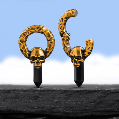 1 Pair 2g Ear Weights For Stretched Ears Heavy 6mm Ear Gauge Plug Tunnels Expander Piercing Earrings Dangle Gauge Hanger Earrings Jewelry