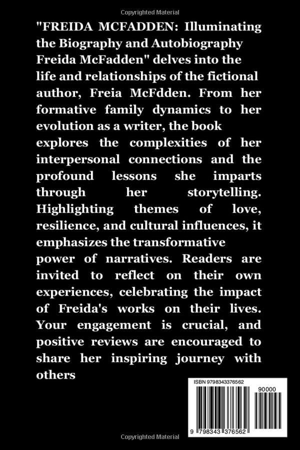 FREIDA’S BOOK: Illuminating the Biography and Autobiography Freida McFadden