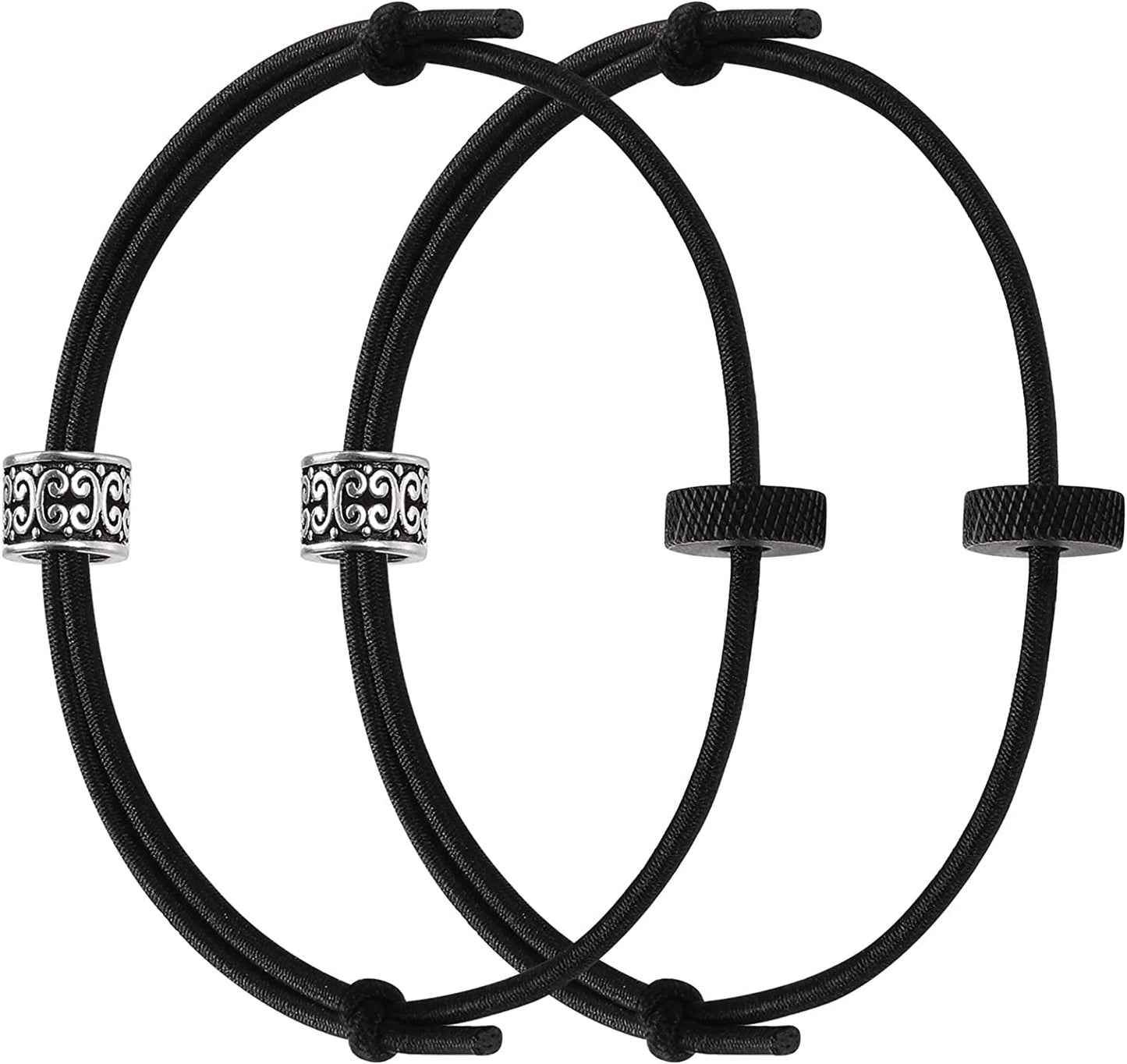 Black Obsidian Hematite Triple Protection Bracelet 10MM beads Set, Blue Tiger Eye Beads Bracelets, Lava Stone bracelets for Men Women