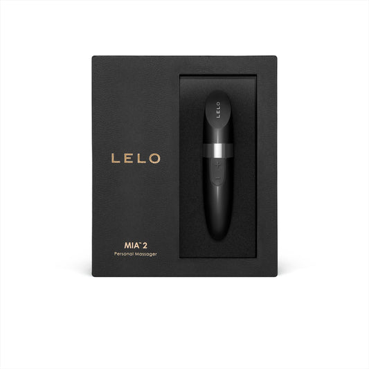 LELO MIA 2 Lipstick Vibrator for Women, USB Rechargeable, Spontaneous and Discreet for Women, Black