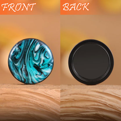 4PCS Stainless Steel Ear Gagues Ink Mixing Type Ear Tunnels and Plugs Screw Fit Expander Stretcher Piercings