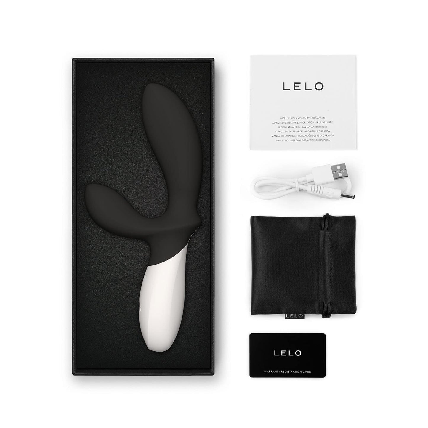 LELO Loki Wave 2 Vibrating Male Prostate Massager Anal Sex Toys with 12 Pleasure Settings Vibrating Anal Plug for Men, Male Sex Toys, Anal Sex Toys with Waterproof Design, Male Sex Toy, Black