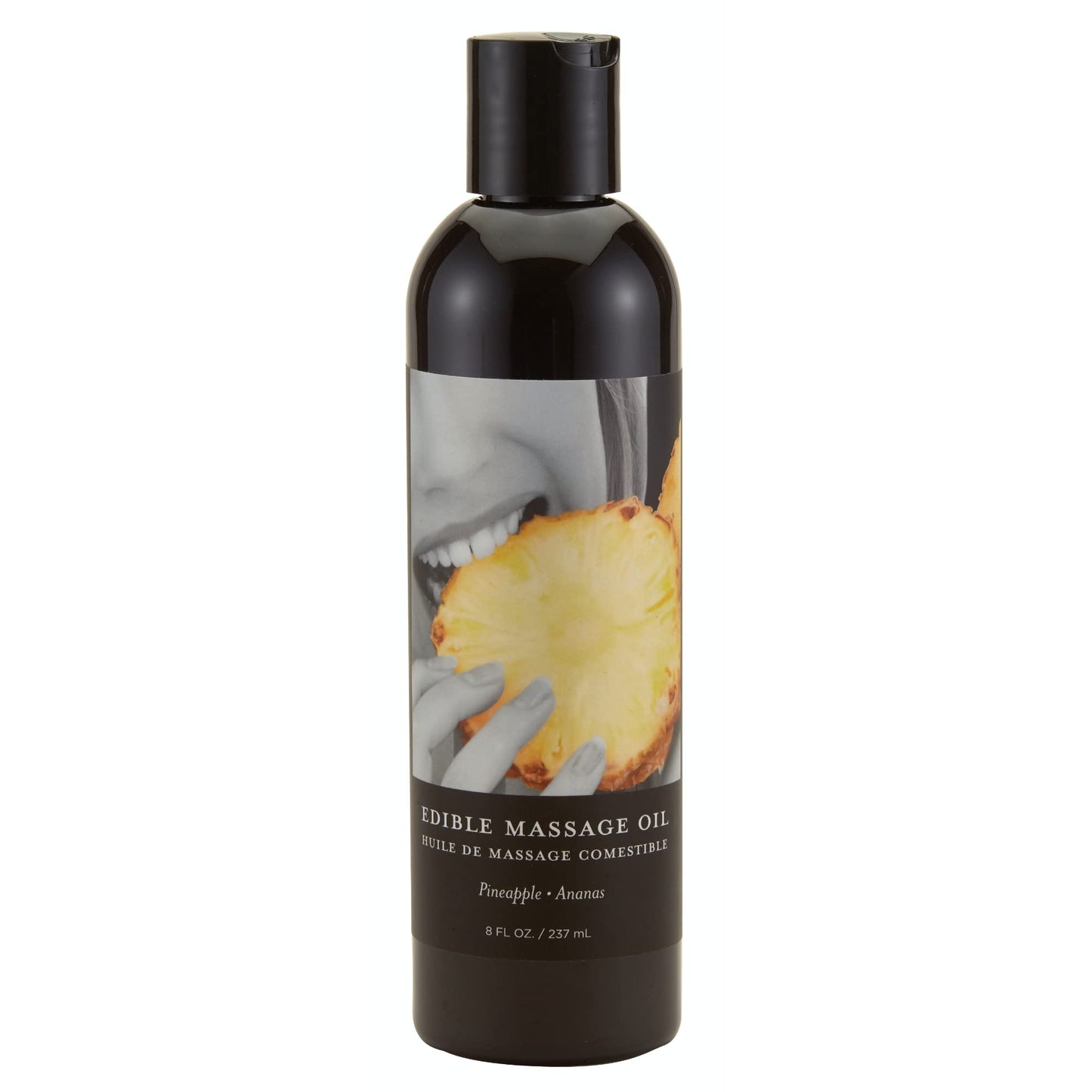 Earthly Body Edible Massage Oil - Hemp Seed, Almond, Grapeseed, Apricot & Vitamin E Oil - Vegan & Cruelty Free