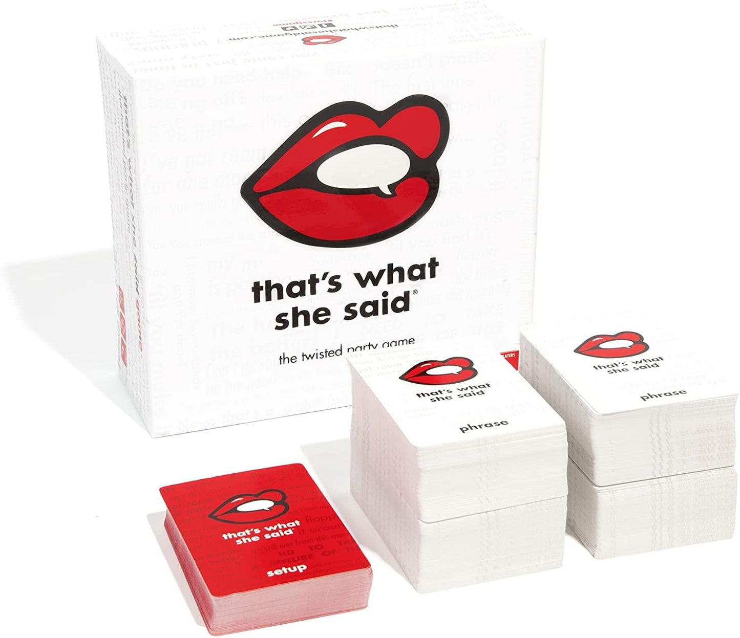 That's What She Said Game - The Hilariously Twisted Party Game | Ages 17+ Rated Game