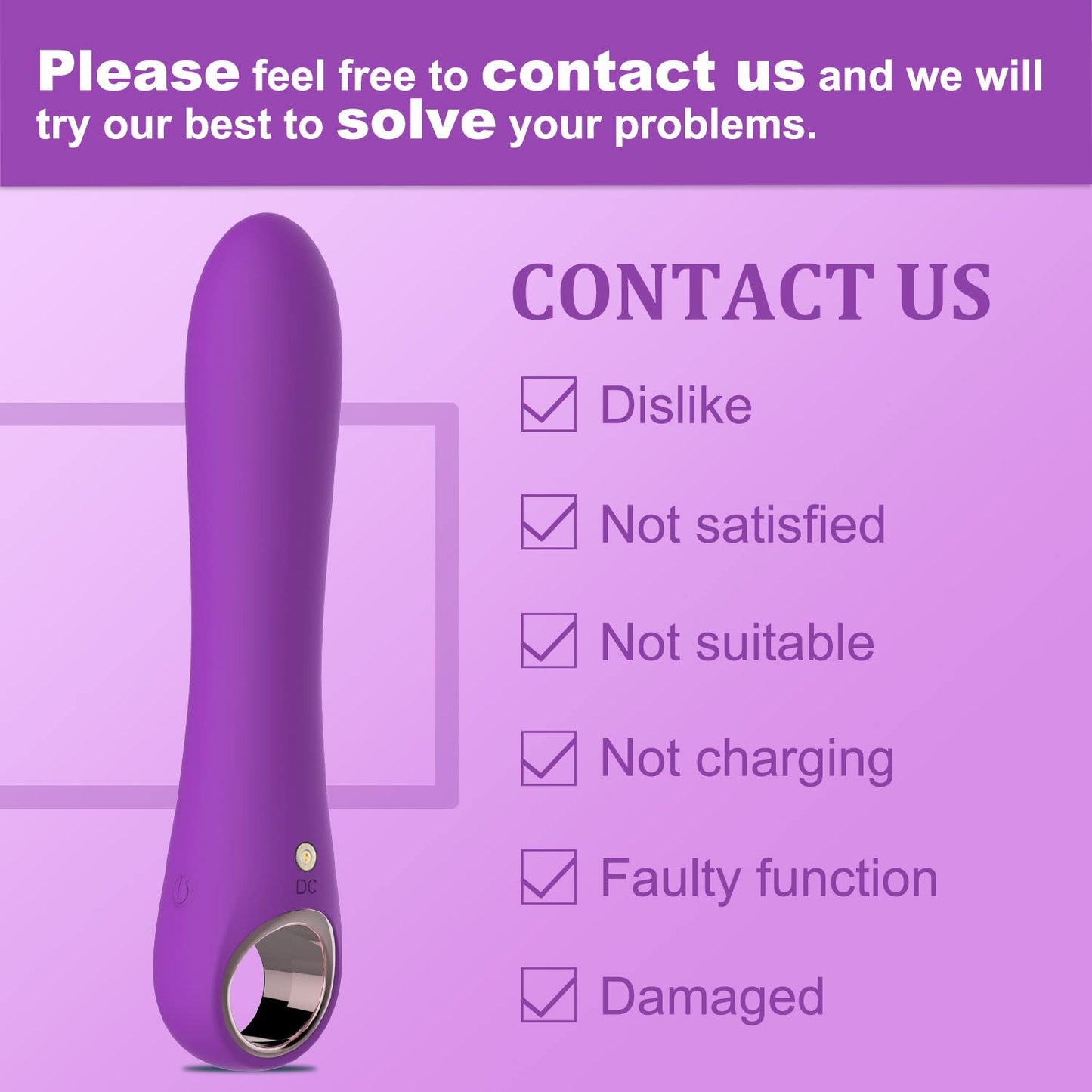 G Spot Bullet Vibrators for Women, Tuitionua Rose Vibrator with 10 Vibrations, Silicone Dildo Clitoris Vagina Anal Vibrating Machine, Adult Female Sex Toys(Purple)