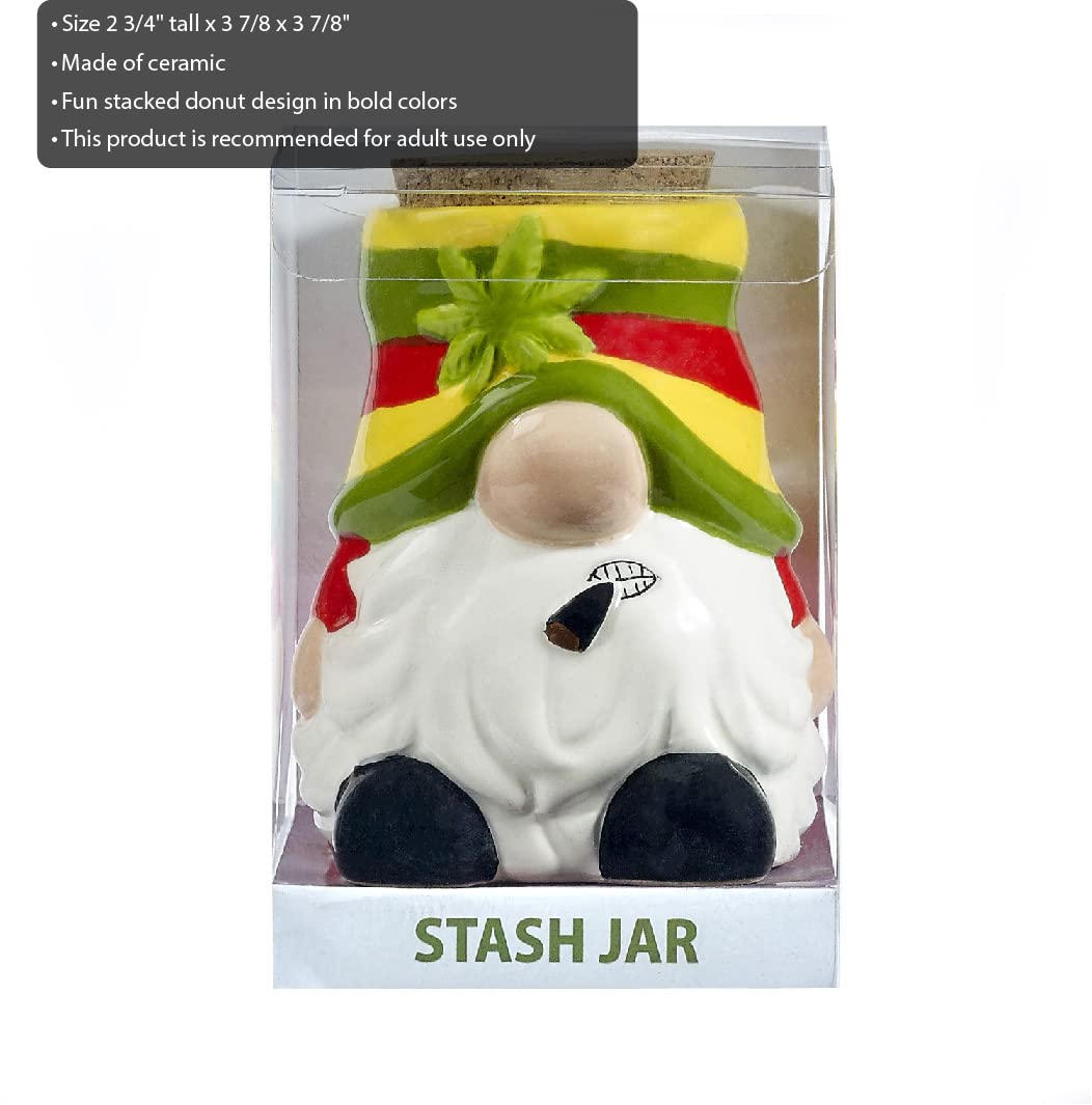 Fashioncraft Gnome Stash Jar - Novelty Stash Jar