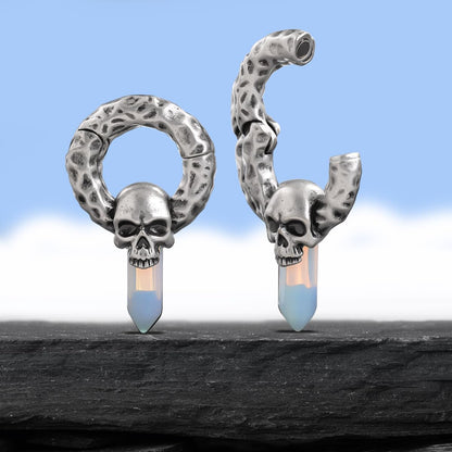 1 Pair 2g Ear Weights For Stretched Ears Heavy 6mm Ear Gauge Plug Tunnels Expander Piercing Earrings Dangle Gauge Hanger Earrings Jewelry