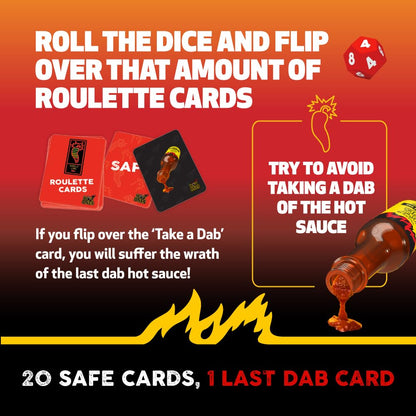 Wilder Hot Ones Roulette – Hot Sauce Included – A Push Your Luck Party Game