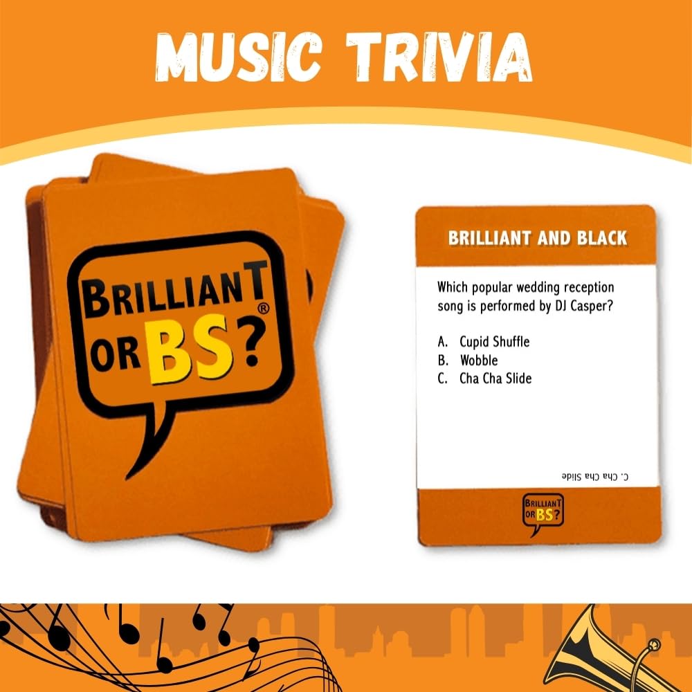 Brilliant or BS? - A Trivia Game for Know-it-Alls and Big Fat Liars - Fun Bluffing Trivia Game for Friends & Family