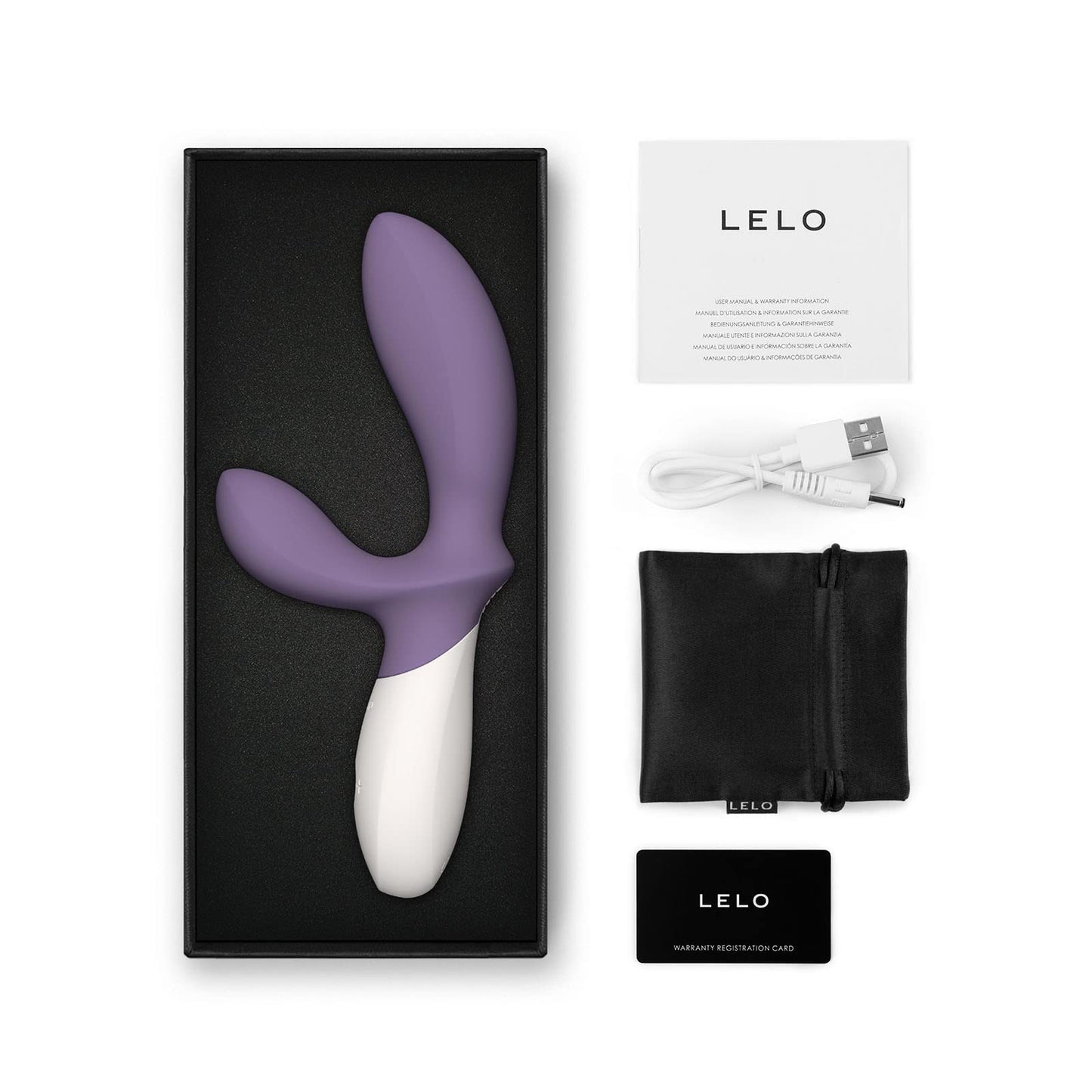 LELO Loki Wave 2 Vibrating Male Prostate Massager Anal Sex Toys with 12 Pleasure Settings Vibrating Anal Plug for Men, Male Sex Toys, Anal Sex Toys with Waterproof Design, Male Sex Toy, Black