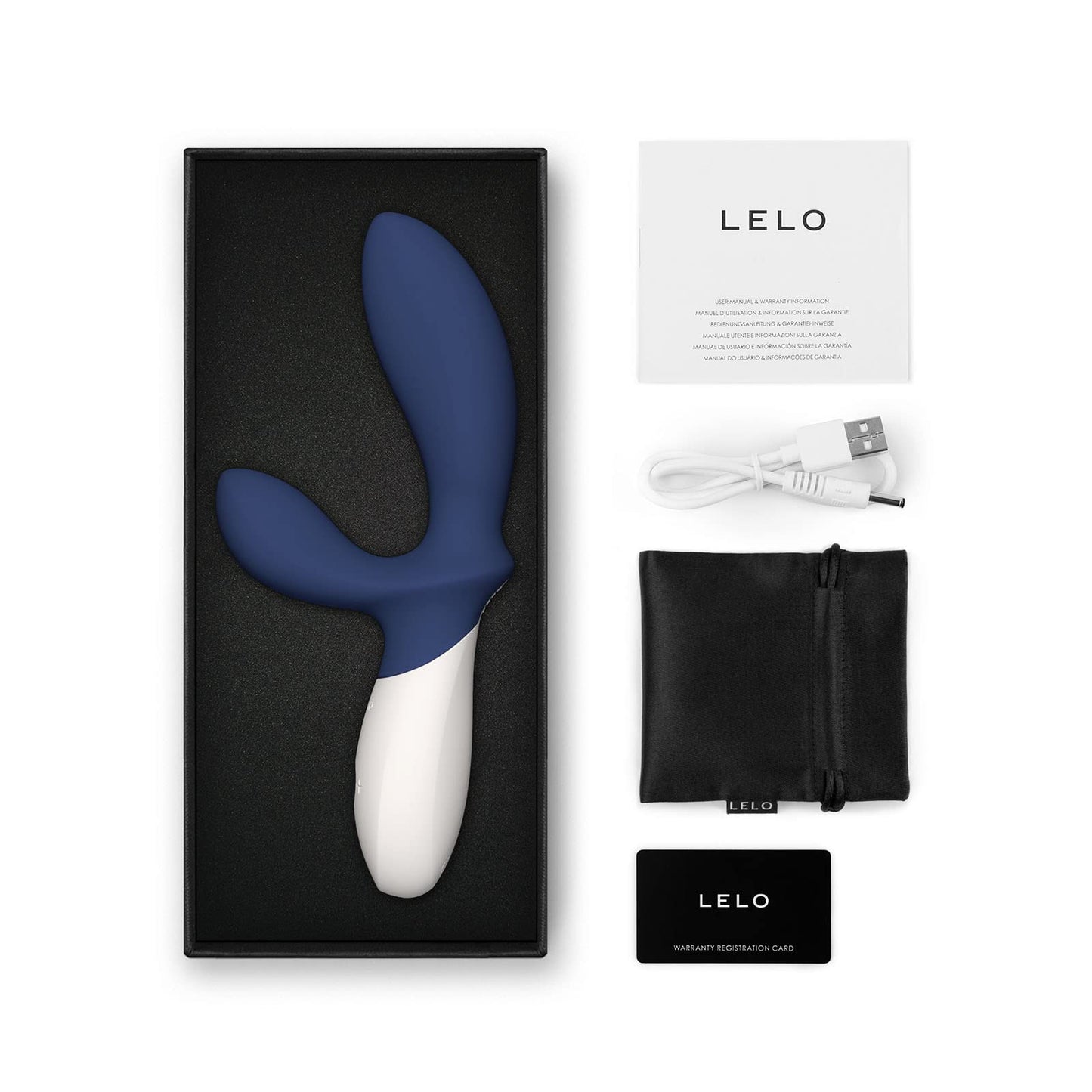 LELO Loki Wave 2 Vibrating Male Prostate Massager Anal Sex Toys with 12 Pleasure Settings Vibrating Anal Plug for Men, Male Sex Toys, Anal Sex Toys with Waterproof Design, Male Sex Toy, Black