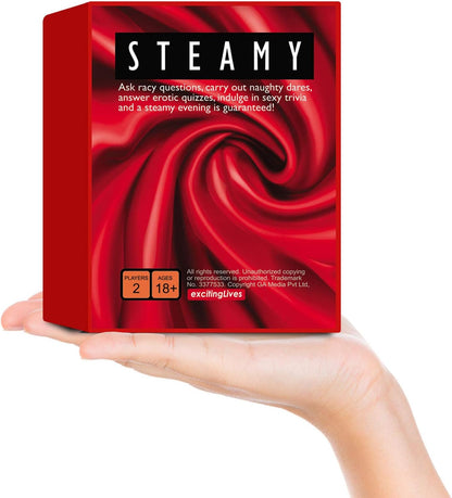 Steamy Romantic Conversation Game 250 Relationship Building Conversation Questions And Actions Starters Couples Games, Meaningful Couples Card Game - Romantic Couples Strengthen Relationship Cards