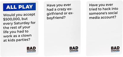BAD CHOICES Party Game + After Dark Edition Set - Hilarious Adult Card Game for Friends, Fun Parties and Board Games Night with Your Friends