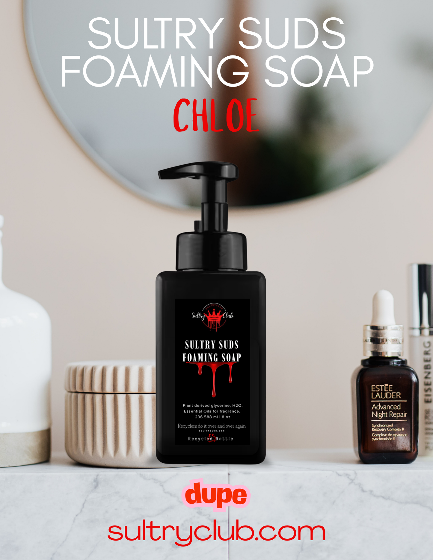 Sultry Suds™ Vegan Foaming Soap (Chloe type)