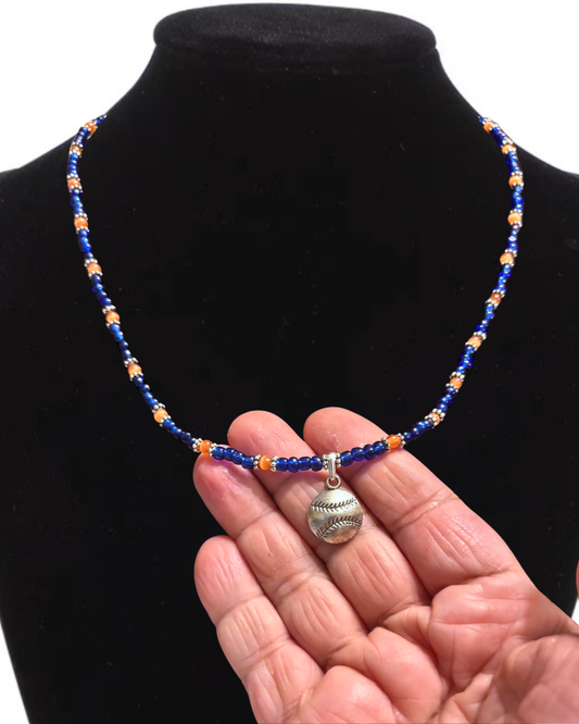 Detroit Tigers Baseball Fan Necklace