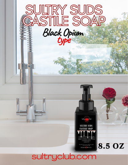 Sultry Suds™ Vegan Foaming Soap (YSL Black Opium type)