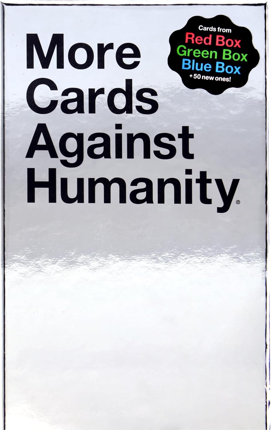 More Cards Against Humanity • 600-card Expansion • Includes The Best Cards from The Red Box, Blue Box, and Green Box