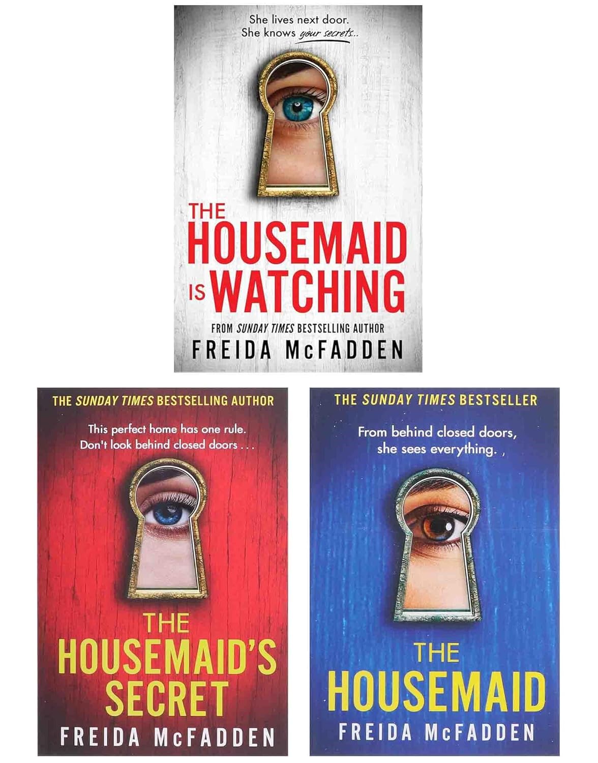 The Housemaid Series 3 Books Collection (The Housemaid, The Housemaid's Secret & The Housemaid Is Watching