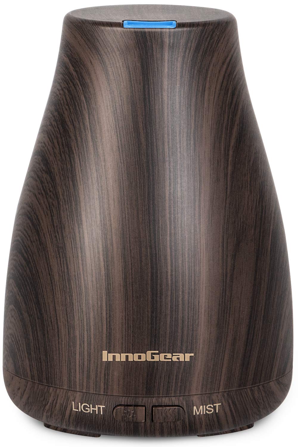 InnoGear Essential Oil Diffuser, Premium 5-in-1 Diffusers for Home Scent Aromatherapy Diffuser Air Desk Humidifier for Bedroom Large Room Office 7 Color LED 2 Mist Mode Waterless Auto Off, Bronze