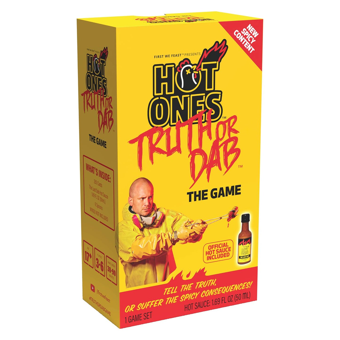 Wilder Hot Ones Roulette – Hot Sauce Included – A Push Your Luck Party Game