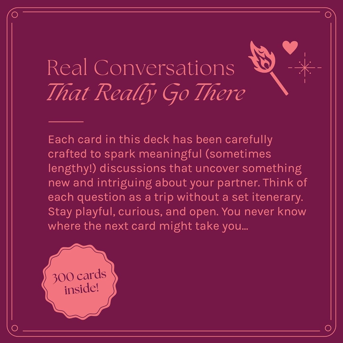 Asking for Myself Couples Conversation Cards - 300 Meaningful Conversation Starters, Questions for Couples to Deepen Connection & Understanding - Intimacy Deck Card Game for Couples