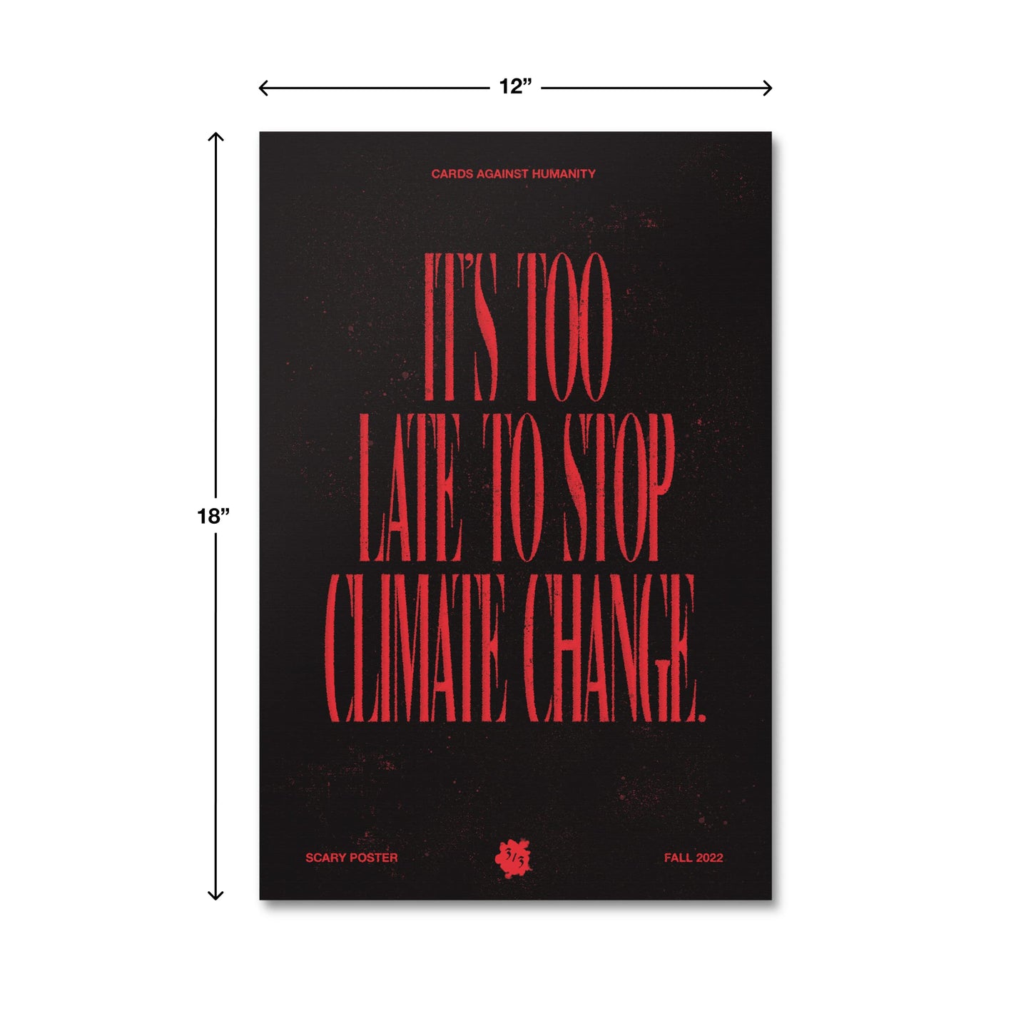 Cards Against Humanity: Scary Poster #3/3 • A Terrifying 12"x18" Poster