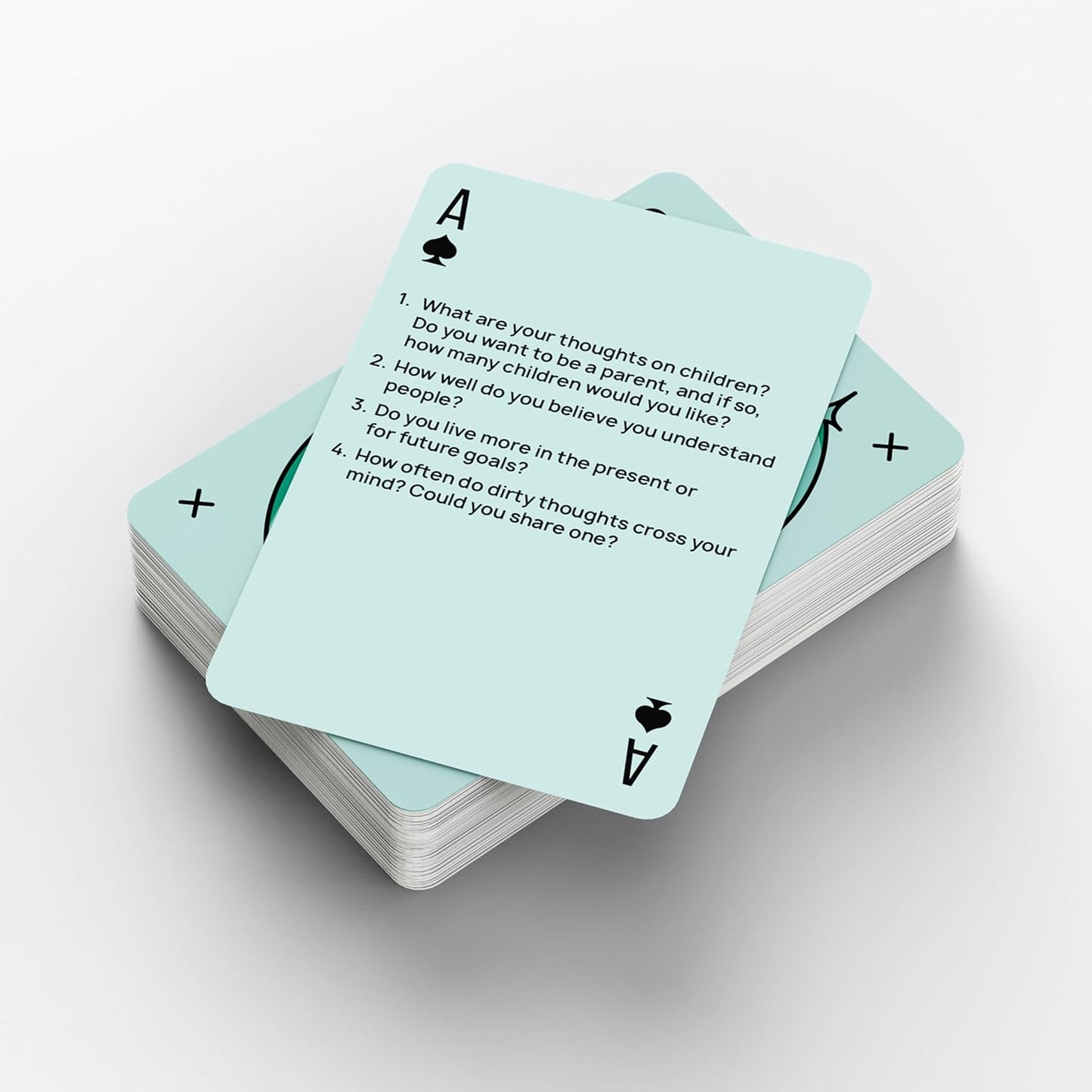 Couple Card Game for Date Nights & Travel - 54 Card and 208 Questions, Deep Talks, Interactive Poker Card Games for Adults, Friends, Couples, Men, Women, Boyfriend Gifts, Bride Gifts,Valentine's Gift