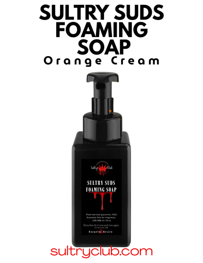 Sultry Suds™ Vegan Foaming Soap (Orange Cream)