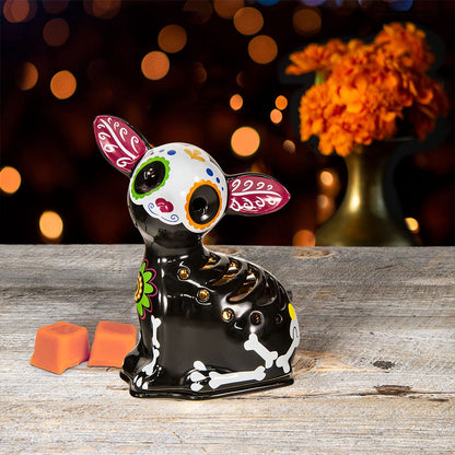 Scentsationals Day of The Dead Collection - Scented Wax Cube Warmer - Wax Fragrance Melter - Skull Wickless Electronic Home Air Freshener Gift (Dia de Los Muertos)