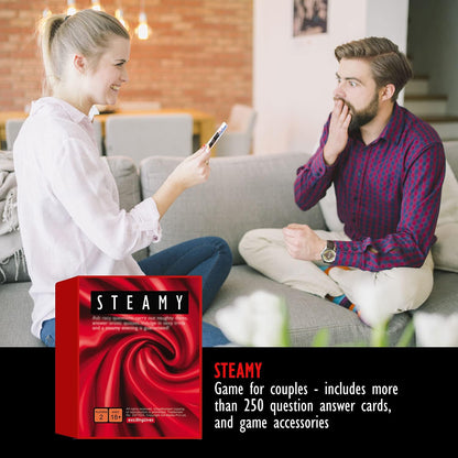 Steamy Romantic Conversation Game 250 Relationship Building Conversation Questions And Actions Starters Couples Games, Meaningful Couples Card Game - Romantic Couples Strengthen Relationship Cards