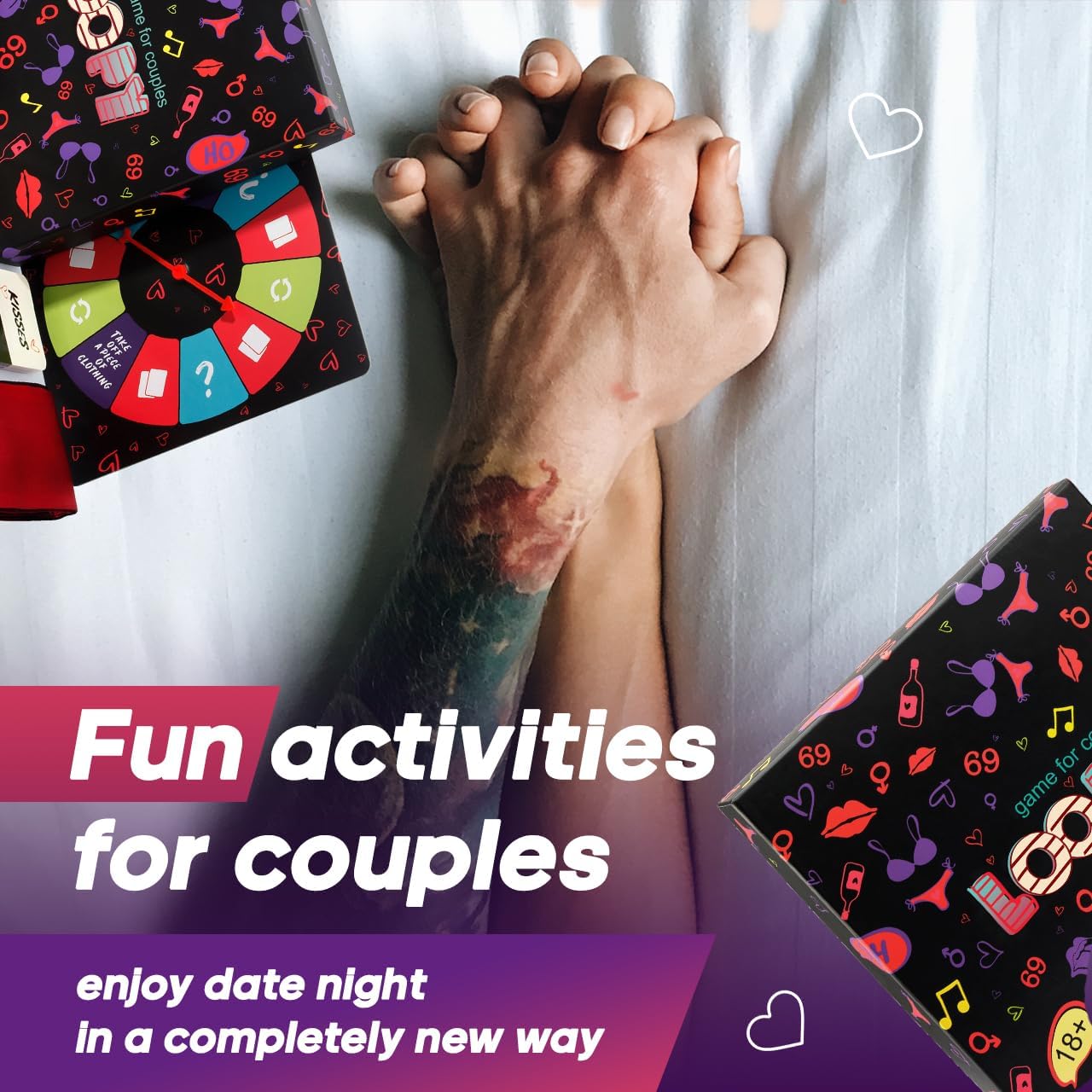 LOOPY Adult Game for Couples - Date Night Box - Couples Games and Couples Gifts to Spice Up Relationships and Communication